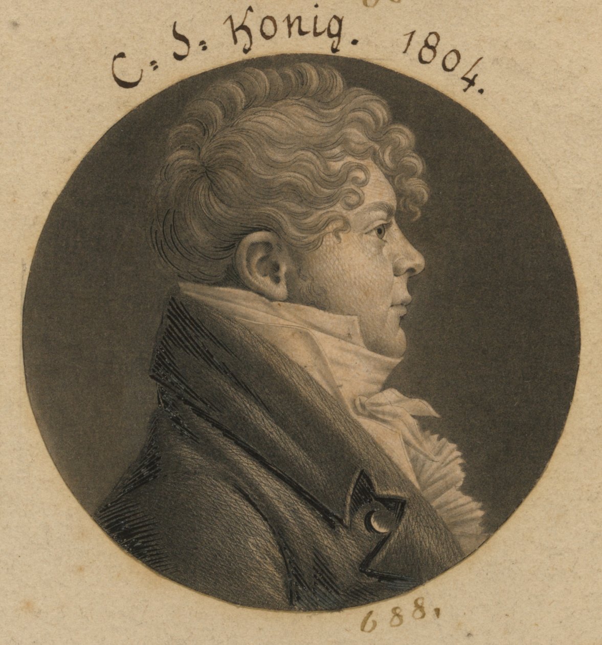 Christian Simon König da Charles Balthazar Julien Févret de Saint-Mémin