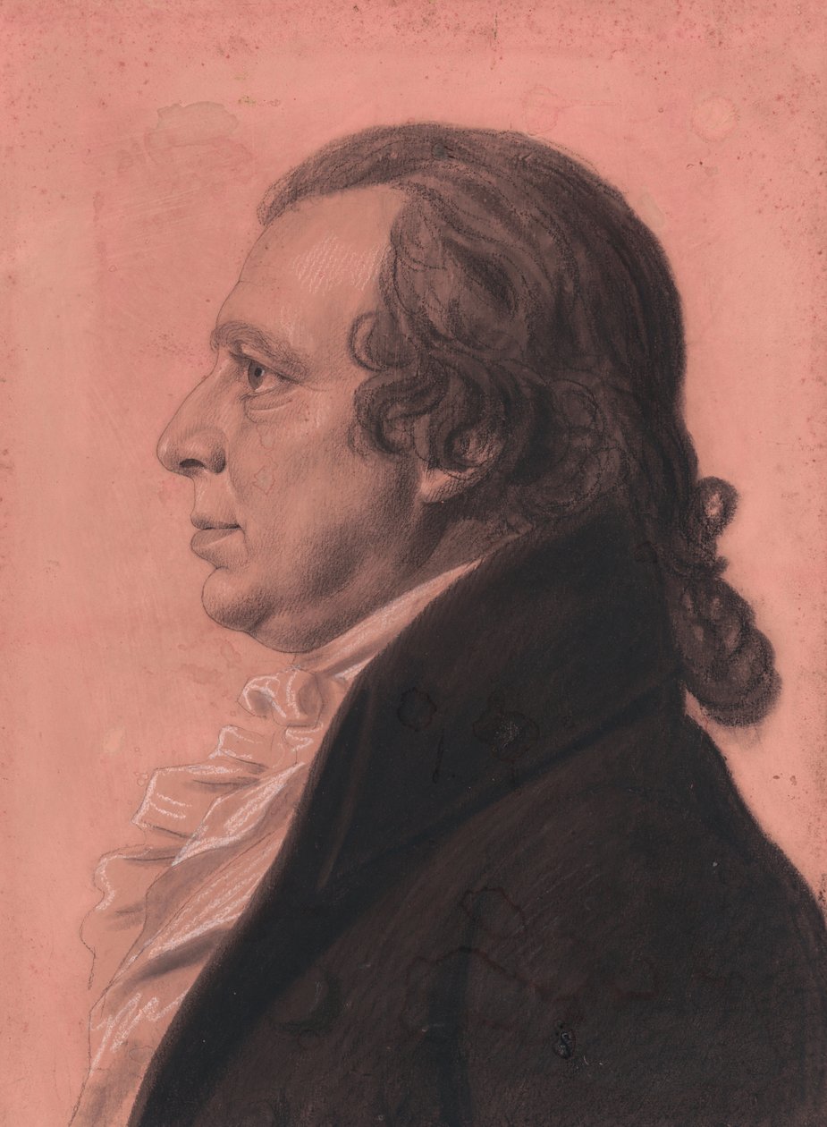 Dott. Elisha Cullen Dick da Charles Balthazar Julien Févret de Saint-Mémin
