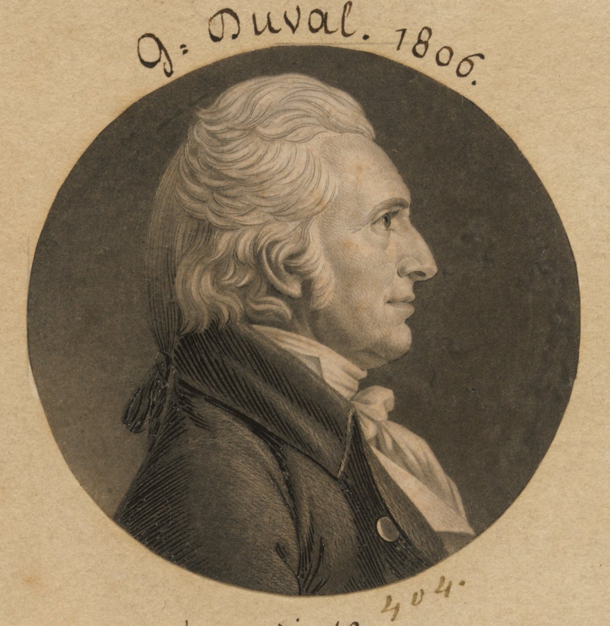 Gabriel Duvall da Charles Balthazar Julien Févret de Saint-Mémin