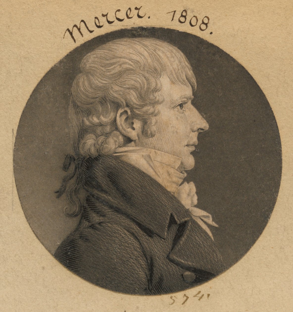 Hugh Tenant Weedon Mercer da Charles Balthazar Julien Févret de Saint-Mémin