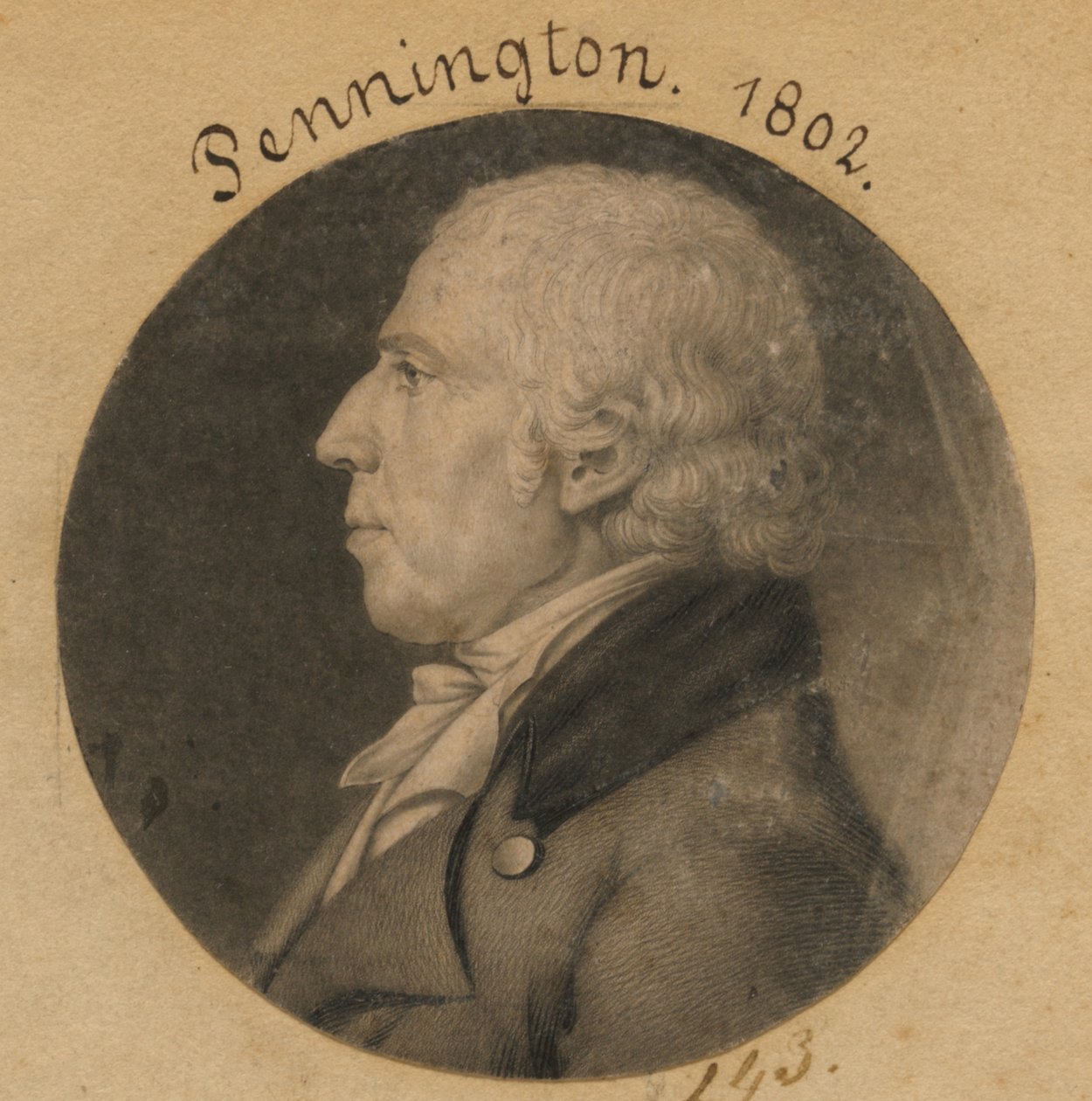 Isaac Penington da Charles Balthazar Julien Févret de Saint-Mémin