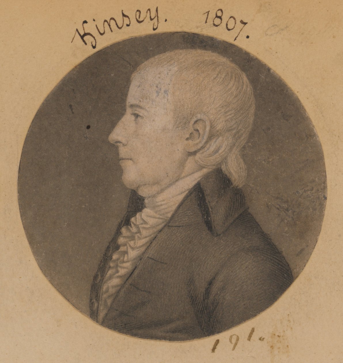 James Kinsey da Charles Balthazar Julien Févret de Saint-Mémin
