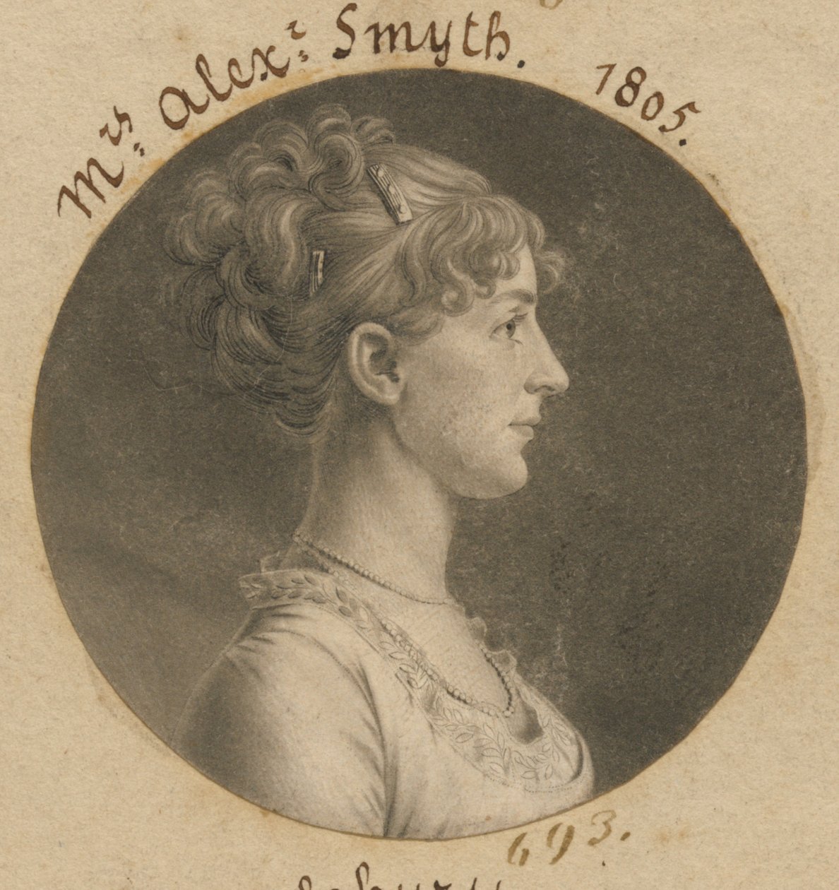 Jane Barr Stuart Newton da Charles Balthazar Julien Févret de Saint-Mémin