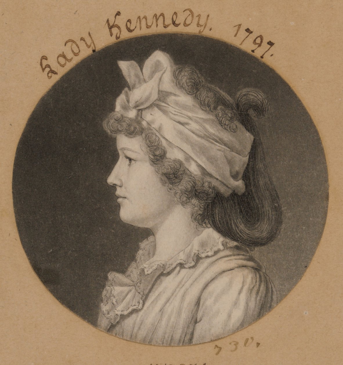 Jane Macomb Kennedy da Charles Balthazar Julien Févret de Saint-Mémin