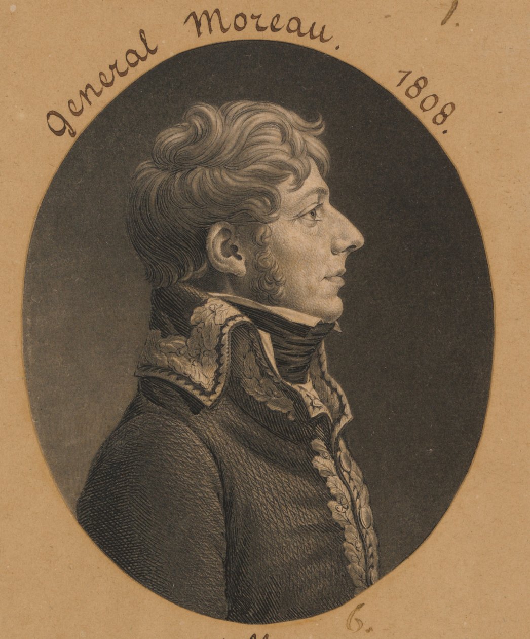 Jean-Victor Moreau da Charles Balthazar Julien Févret de Saint-Mémin