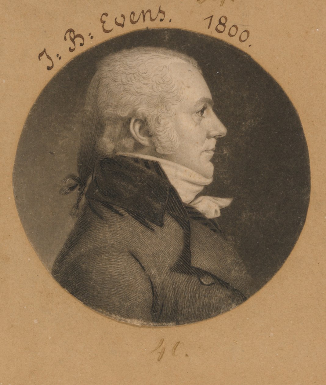 John B. Evens da Charles Balthazar Julien Févret de Saint-Mémin