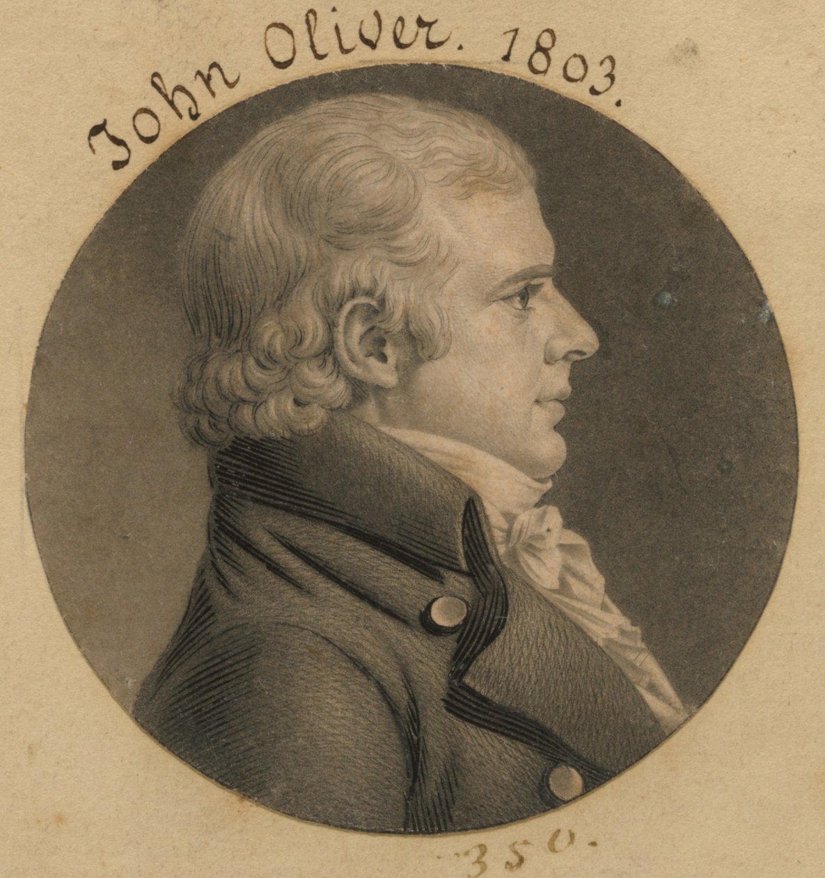 John Oliver da Charles Balthazar Julien Févret de Saint-Mémin