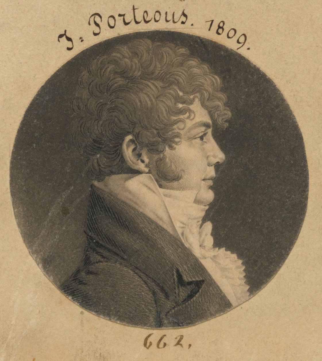 John Porteous da Charles Balthazar Julien Févret de Saint-Mémin