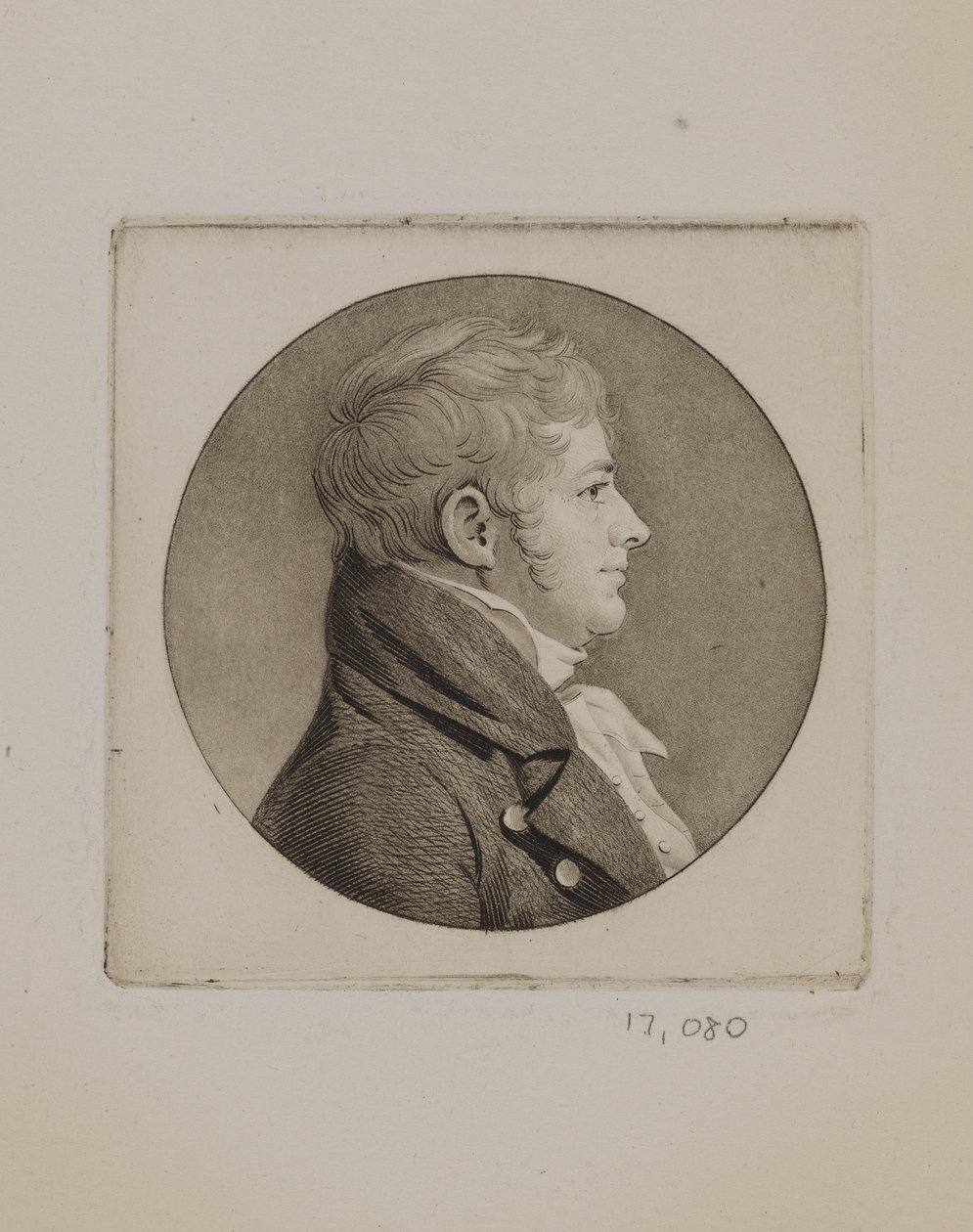 Il giudice Joseph Hopper Nicholson da Charles Balthazar Julien Févret de Saint-Mémin