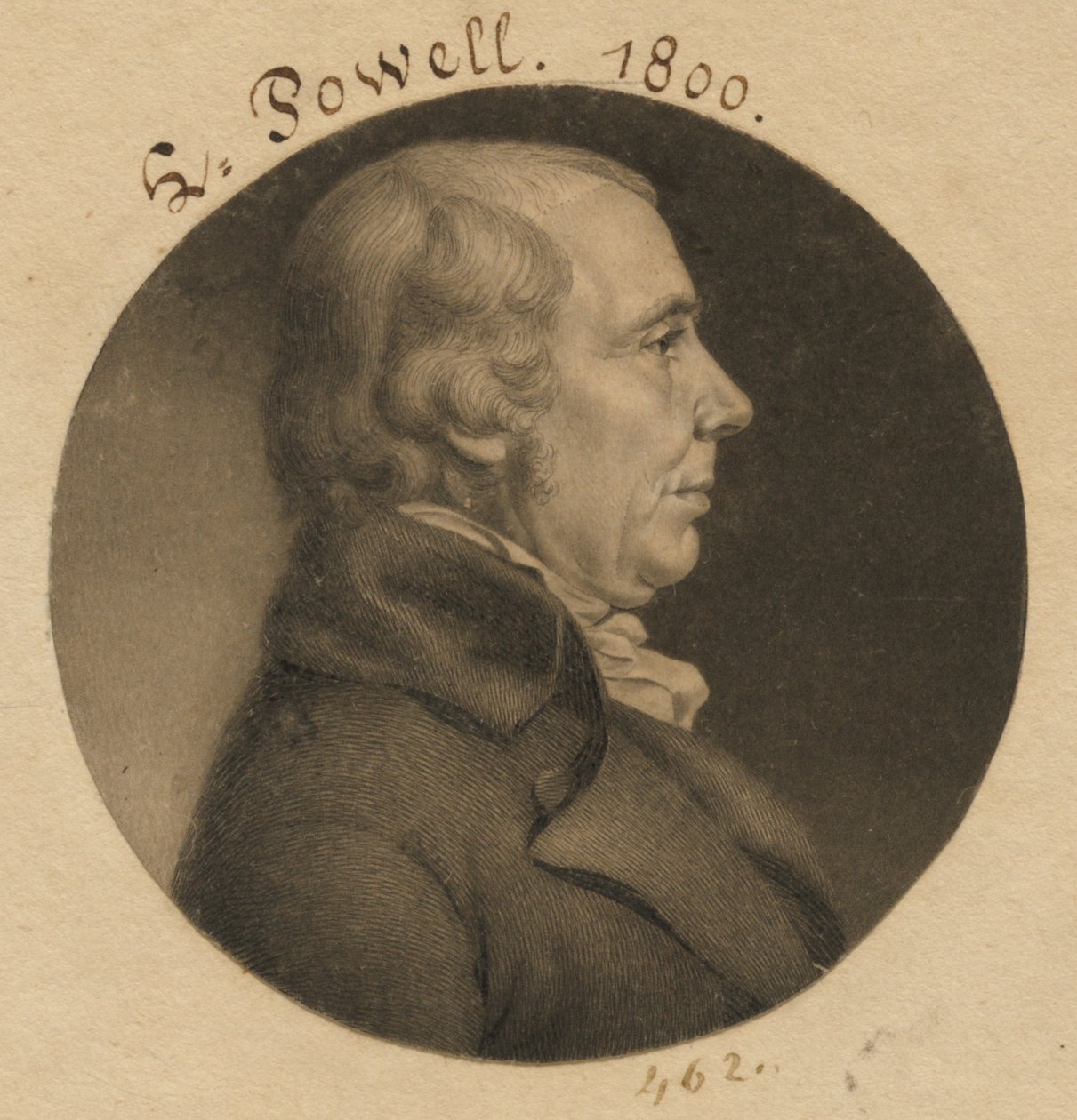 Levin Powell da Charles Balthazar Julien Févret de Saint-Mémin