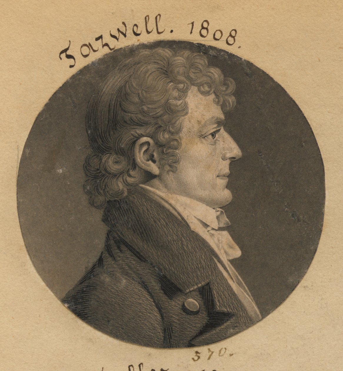 Littleton Waller Tazewell da Charles Balthazar Julien Févret de Saint-Mémin