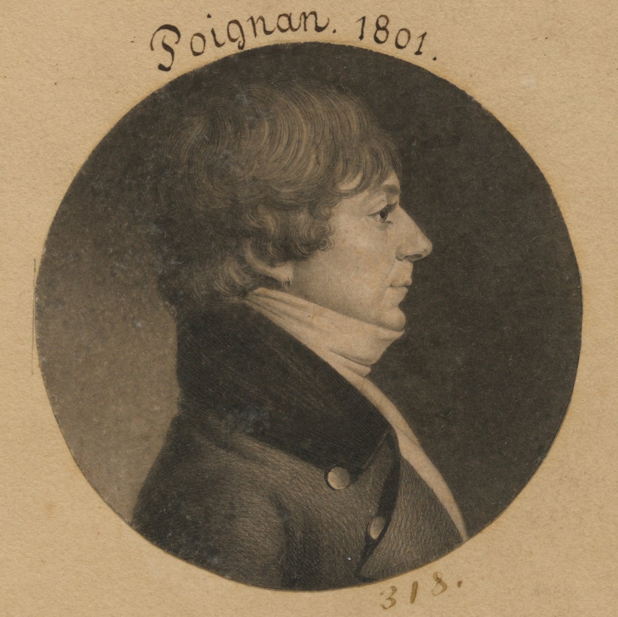 Poignan da Charles Balthazar Julien Févret de Saint-Mémin