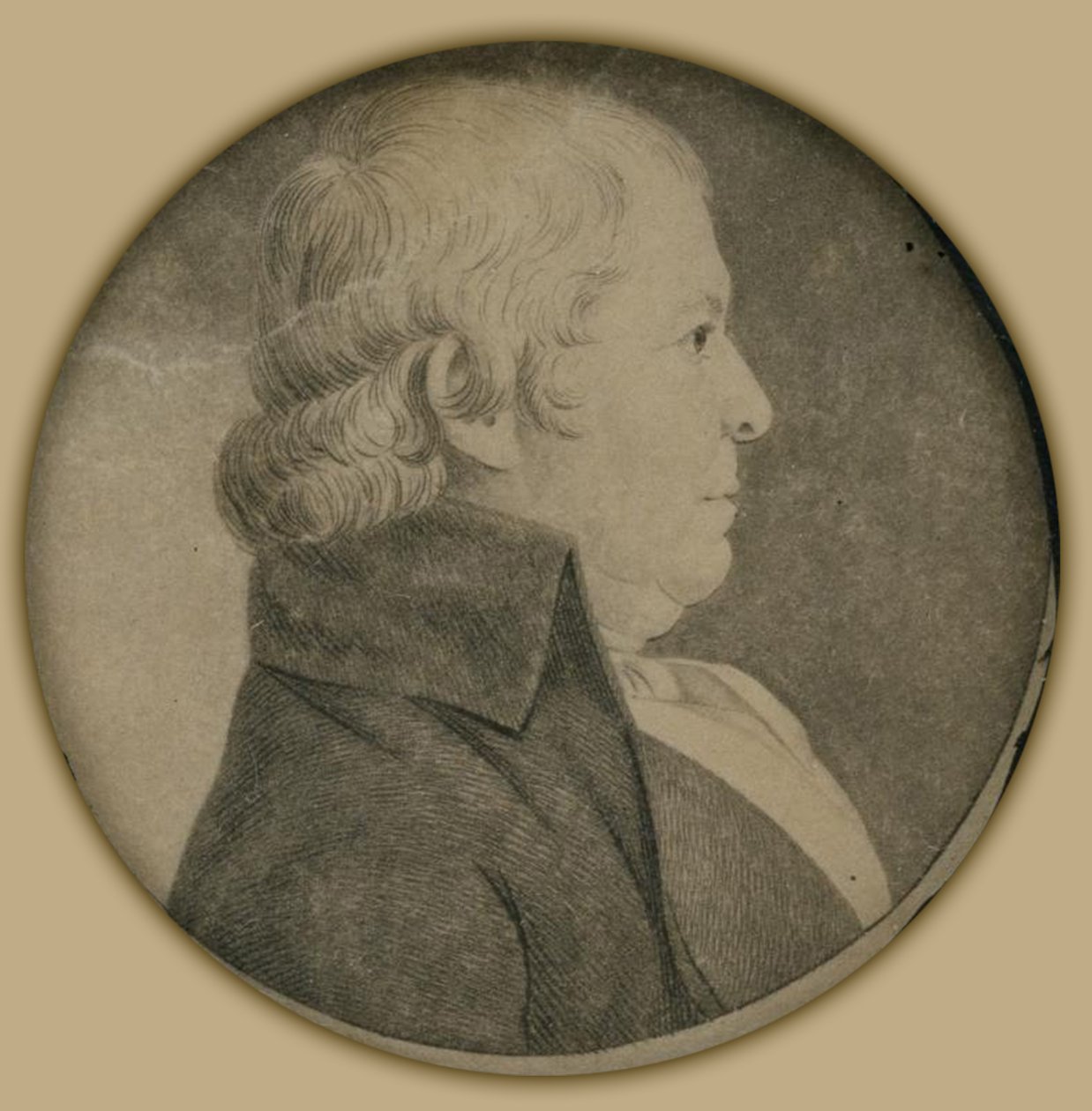 Ritratto di Paul Revere, Jr da Charles Balthazar Julien Févret de Saint-Mémin