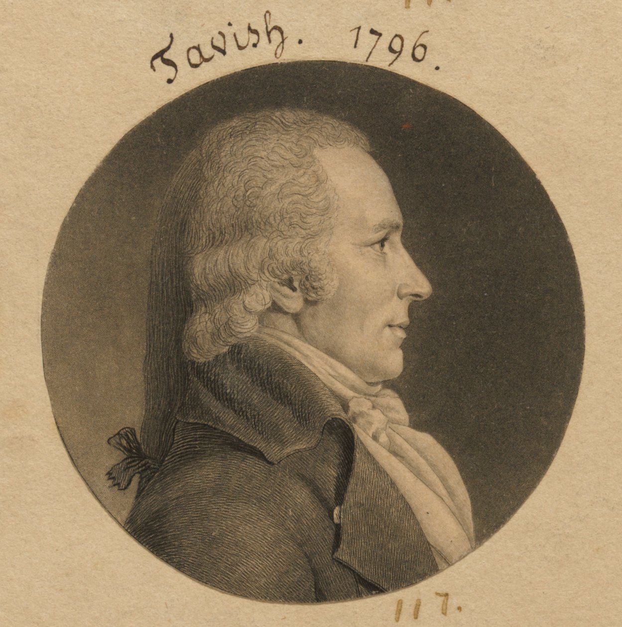 Forse Tavish o John McTavish da Charles Balthazar Julien Févret de Saint-Mémin
