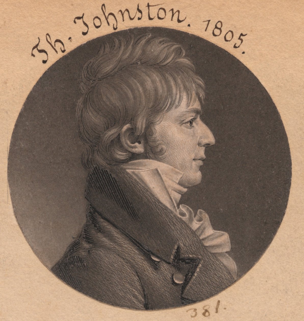 Forse George Way da Charles Balthazar Julien Févret de Saint-Mémin