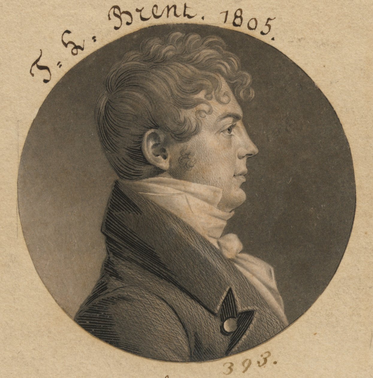 Thomas Ludwell Lee Brent da Charles Balthazar Julien Févret de Saint-Mémin