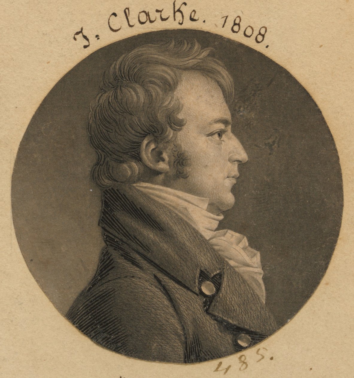 Thomas Weston Thompson da Charles Balthazar Julien Févret de Saint-Mémin