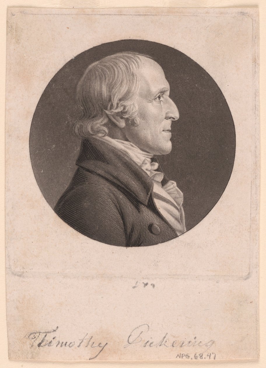 Timothy Pickering da Charles Balthazar Julien Févret de Saint-Mémin