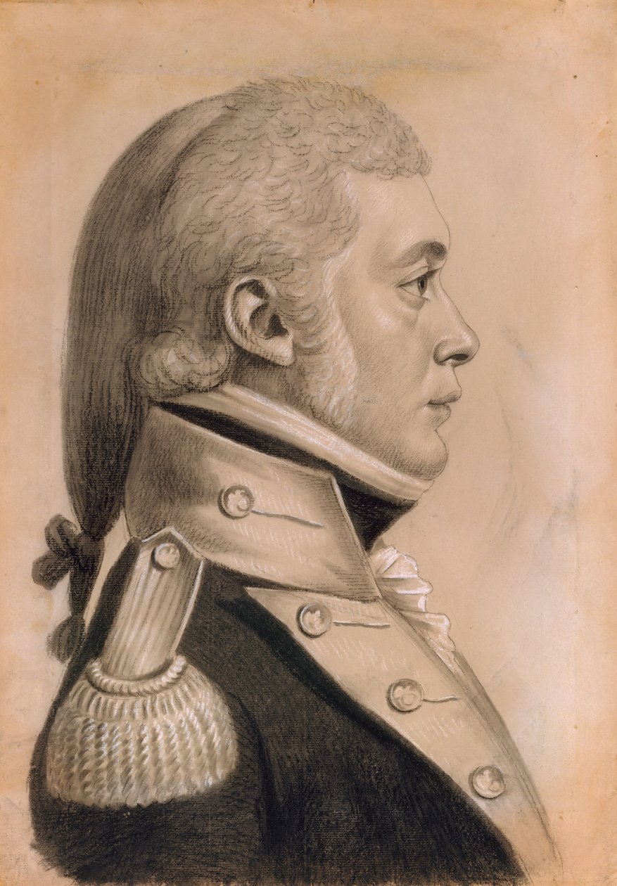 Dyer Sharp Wynkoop, 1800 da Charles Balthazar Julien Févret de Saint Mémin