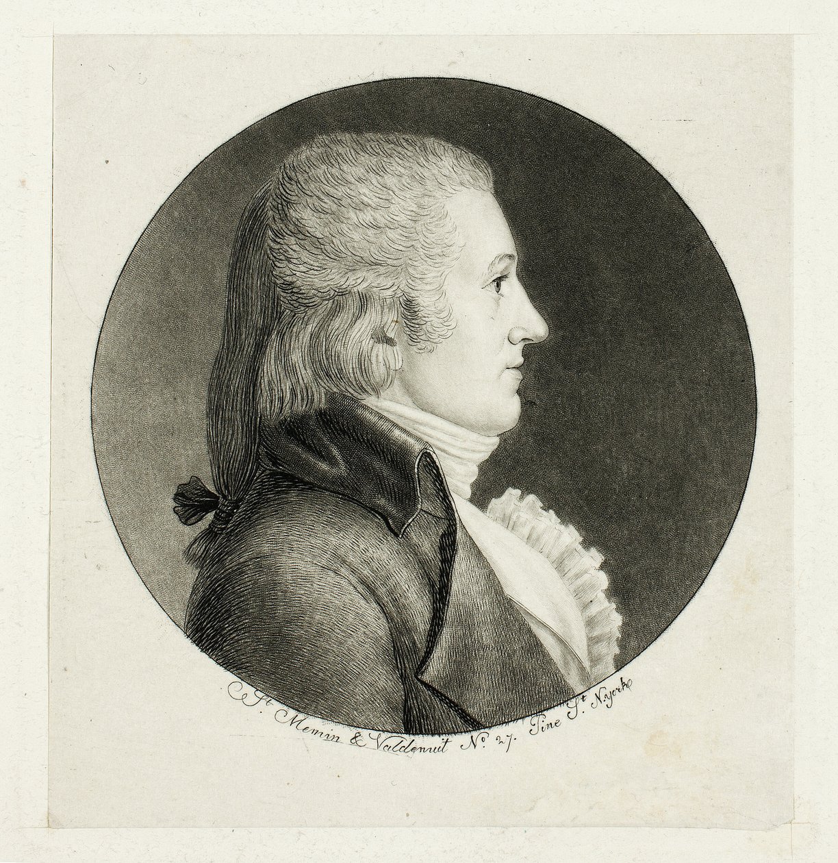 Ritratto di profilo, Blake da Charles Balthazar Julien Févret de Saint Mémin