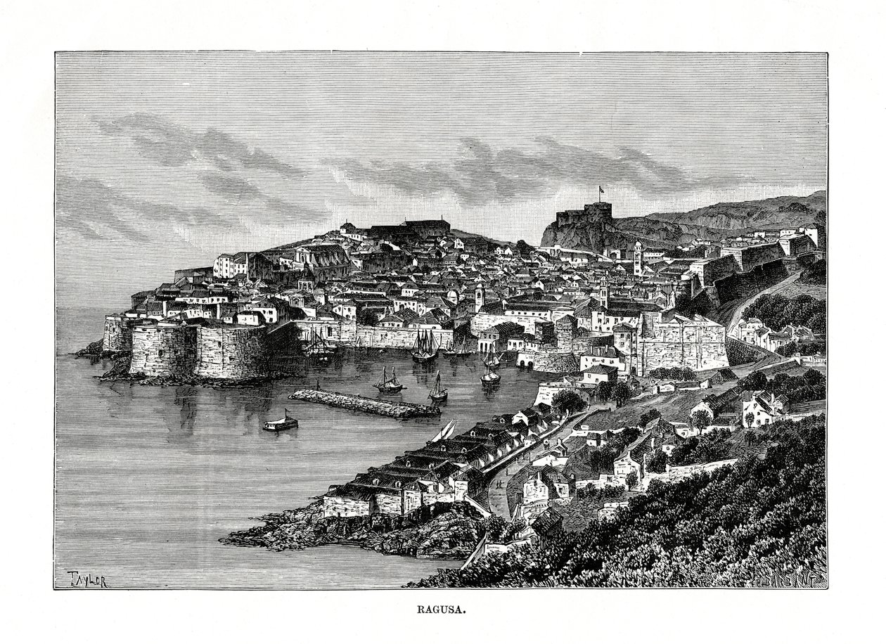 Ragusa, Sicilia, Italia da Charles Barbant