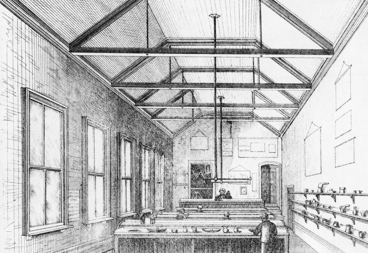 Laboratorio chimico, Dulwich College, c.1870 da Charles Barry