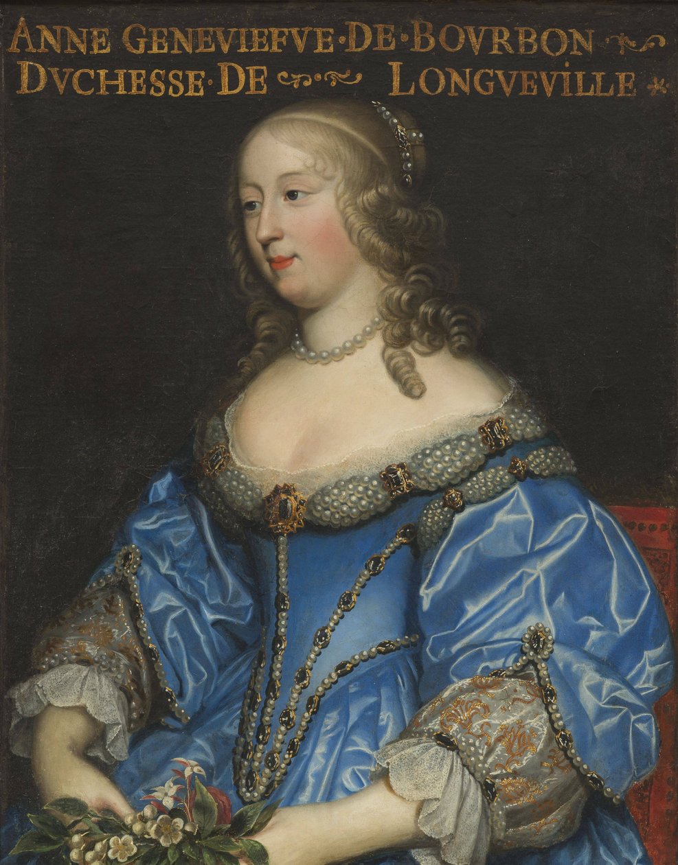 Anne-Geneviève de Bourbon-Condé 1619-1679, duchessa di Longueville, metà del XVII secolo da Charles Beaubrun