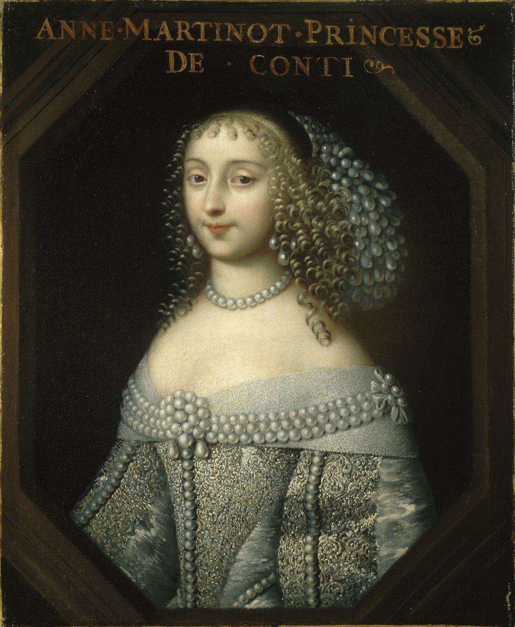 Anne Marie Martinozzi 1637-1672, Principessa di Conti, ca 1665 da Charles Beaubrun