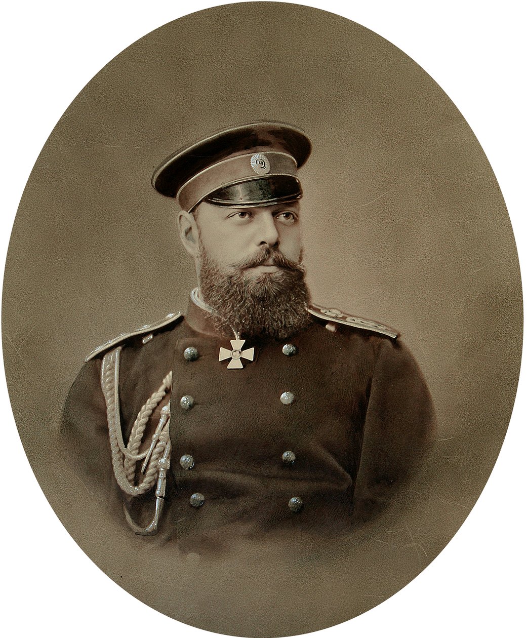 Ritratto dello Zar Alessandro III di Russia da Charles Bergamasco