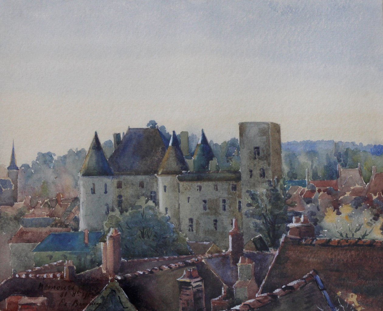 Château de Nemours, c.1904 da Charles Bernier