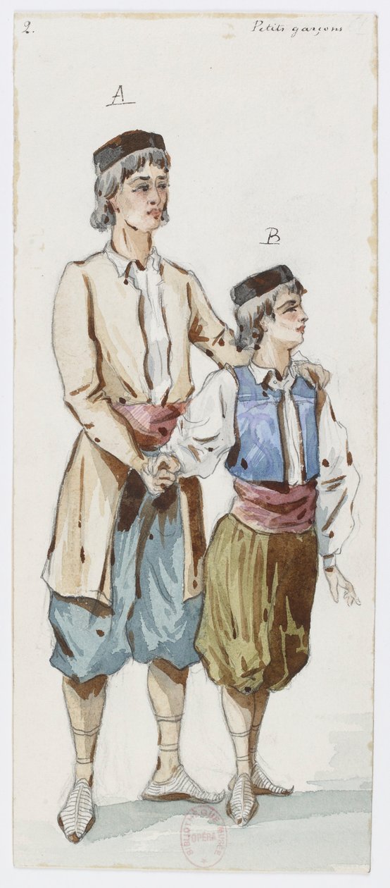 Holmès - La montagna nera - costumi di Charles Bianchini - 02. Piccoli ragazzi da Charles Bianchini