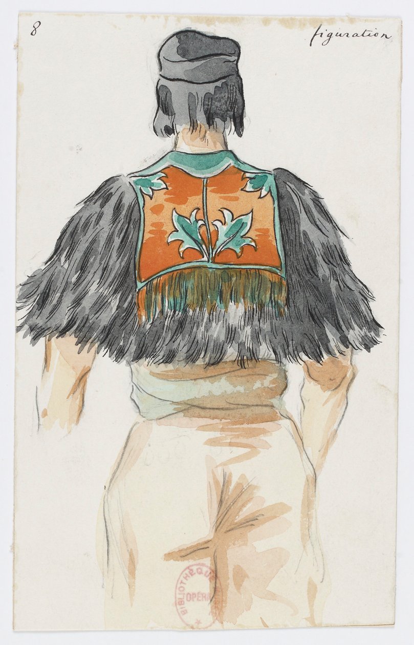 Holmès - La montagna nera - costumi di Charles Bianchini - 08a. Figurazione da Charles Bianchini