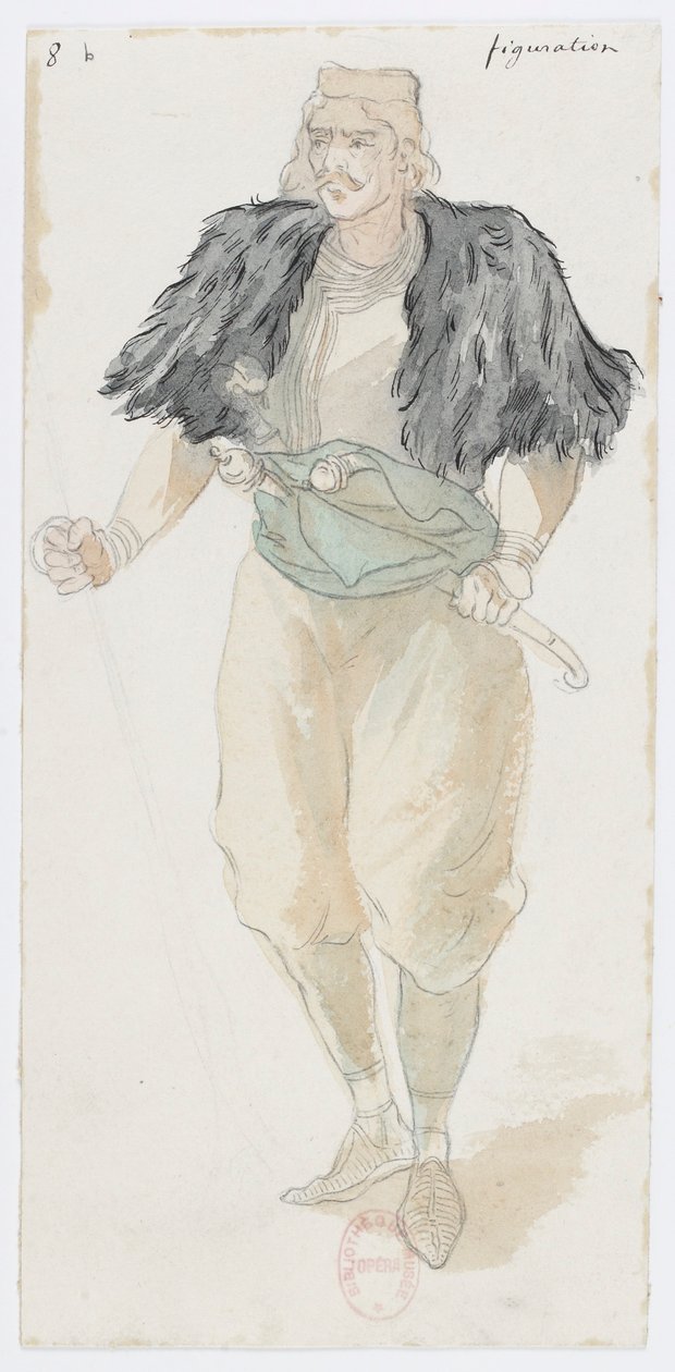 Holmès - La montagna nera - costumi di Charles Bianchini - 08b. Figurazione da Charles Bianchini