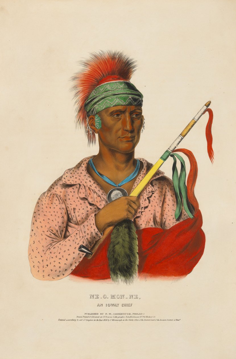 Ne-o-mon-ne - un capo ioway da Charles Bird King