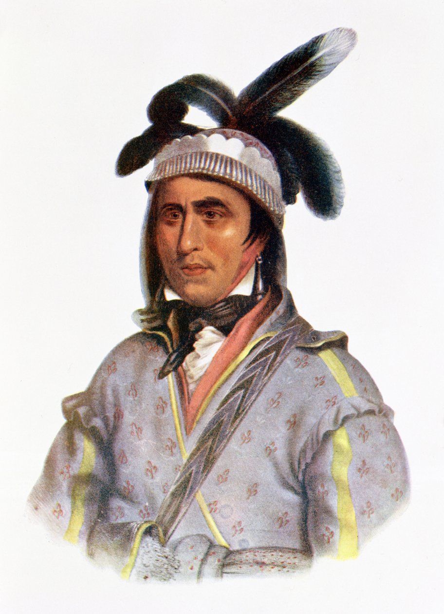 Opothle-Yoholo, un Capo Creek, 1825, illustrazione da 