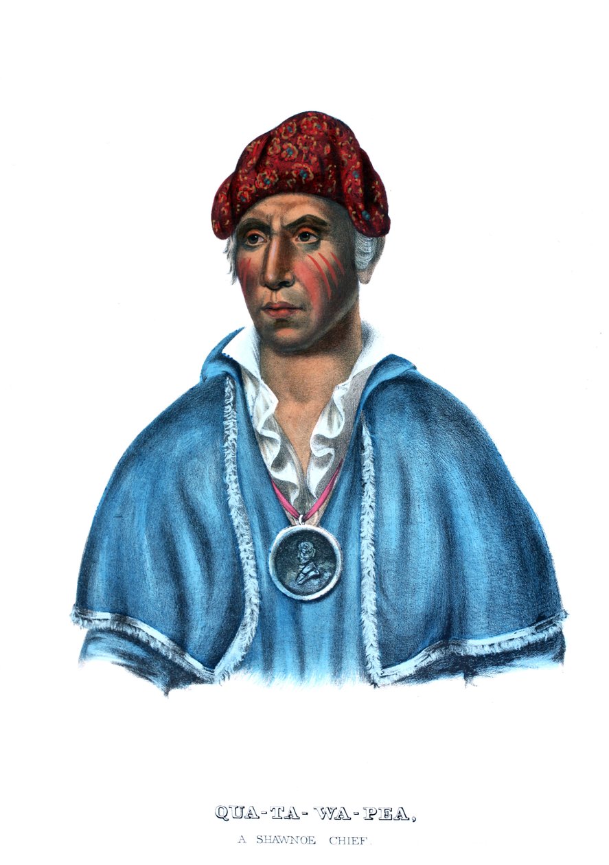 Quatawapea, o Colonnello Lewis da Charles Bird King