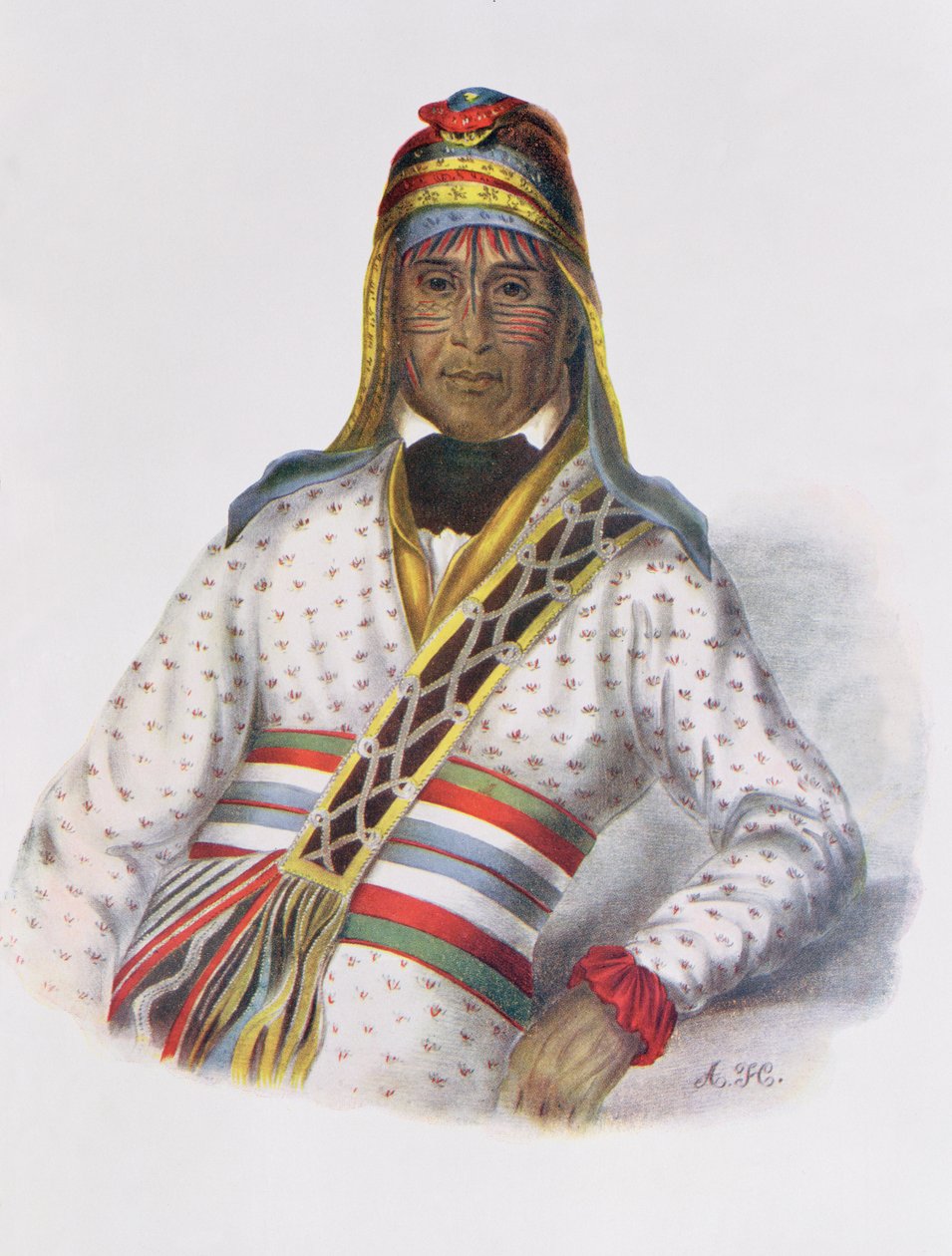 Yoholo-Micco, un capo Creek, 1825, illustrazione da 