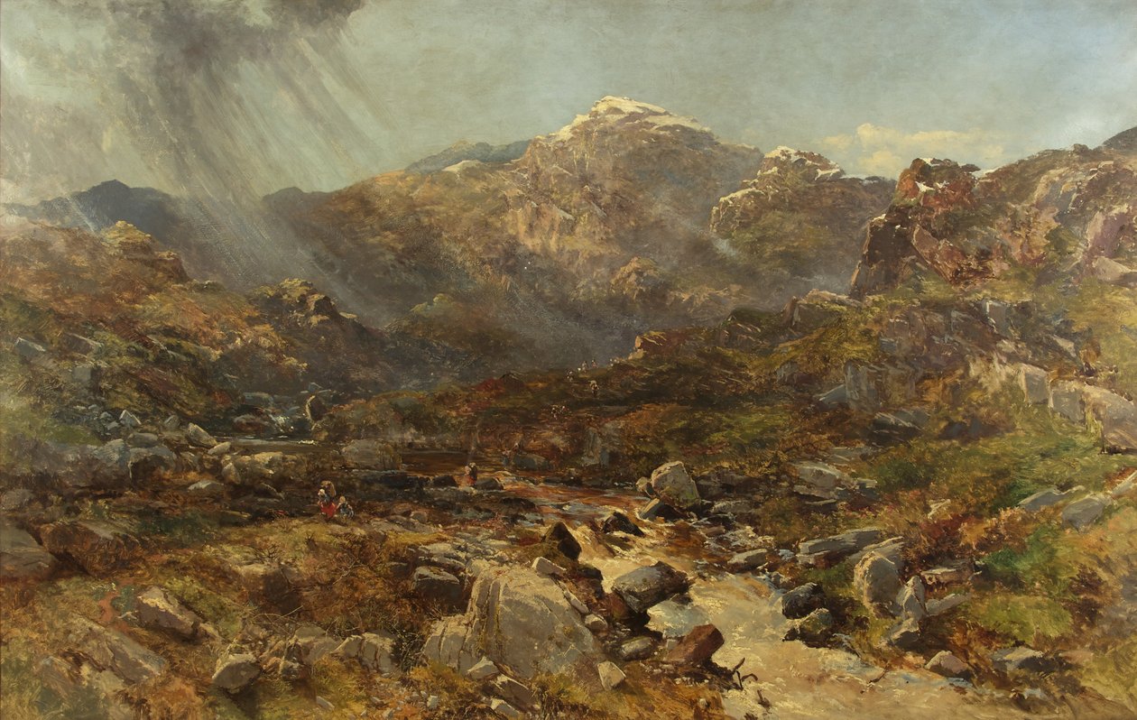 La testa di Nant Francon, Capel Curig, Galles del Nord da Charles Branwhite