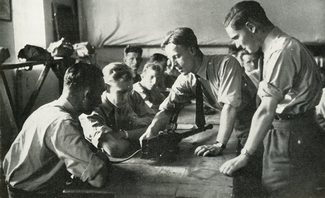 Personale della RAF che apprende l