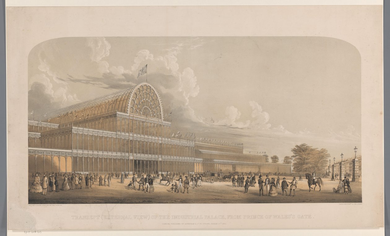 Veduta del Crystal Palace da Charles Burton