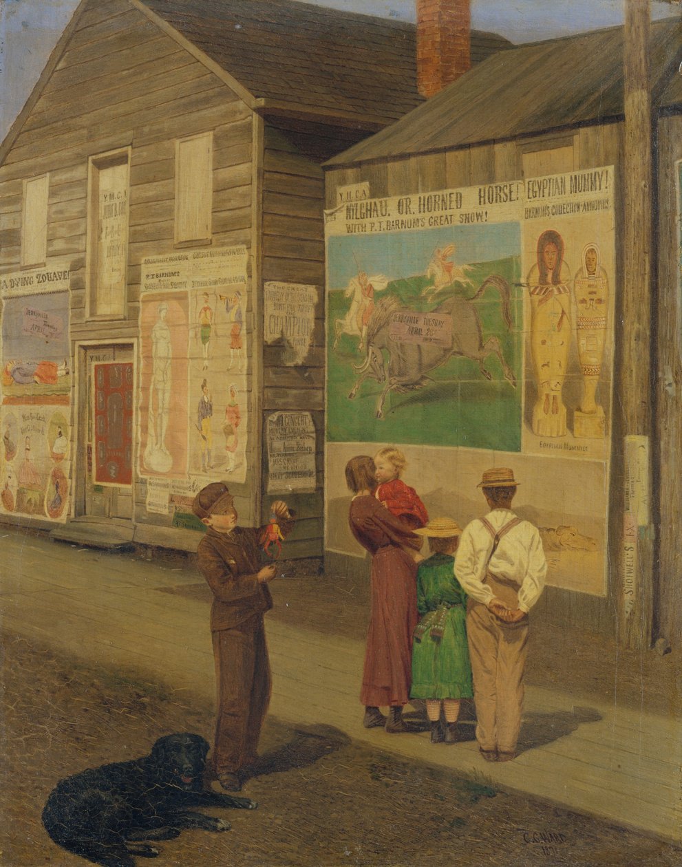 Gli eventi futuri proiettano le loro ombre prima, 1871 da Charles Caleb Ward