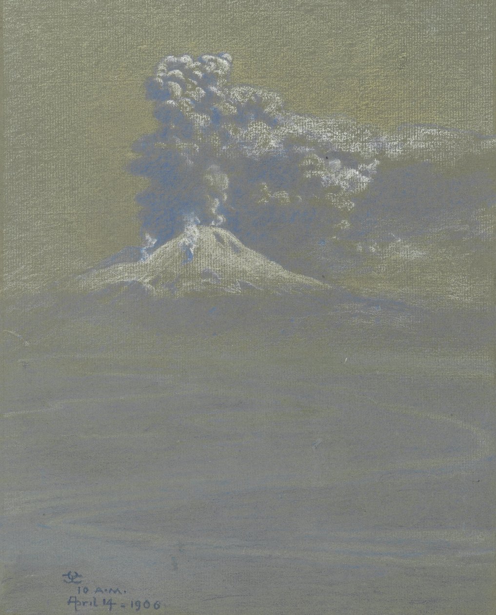 Una pioggia di cenere su Ottaviano, 14 aprile 1906 da Charles Caryl Coleman