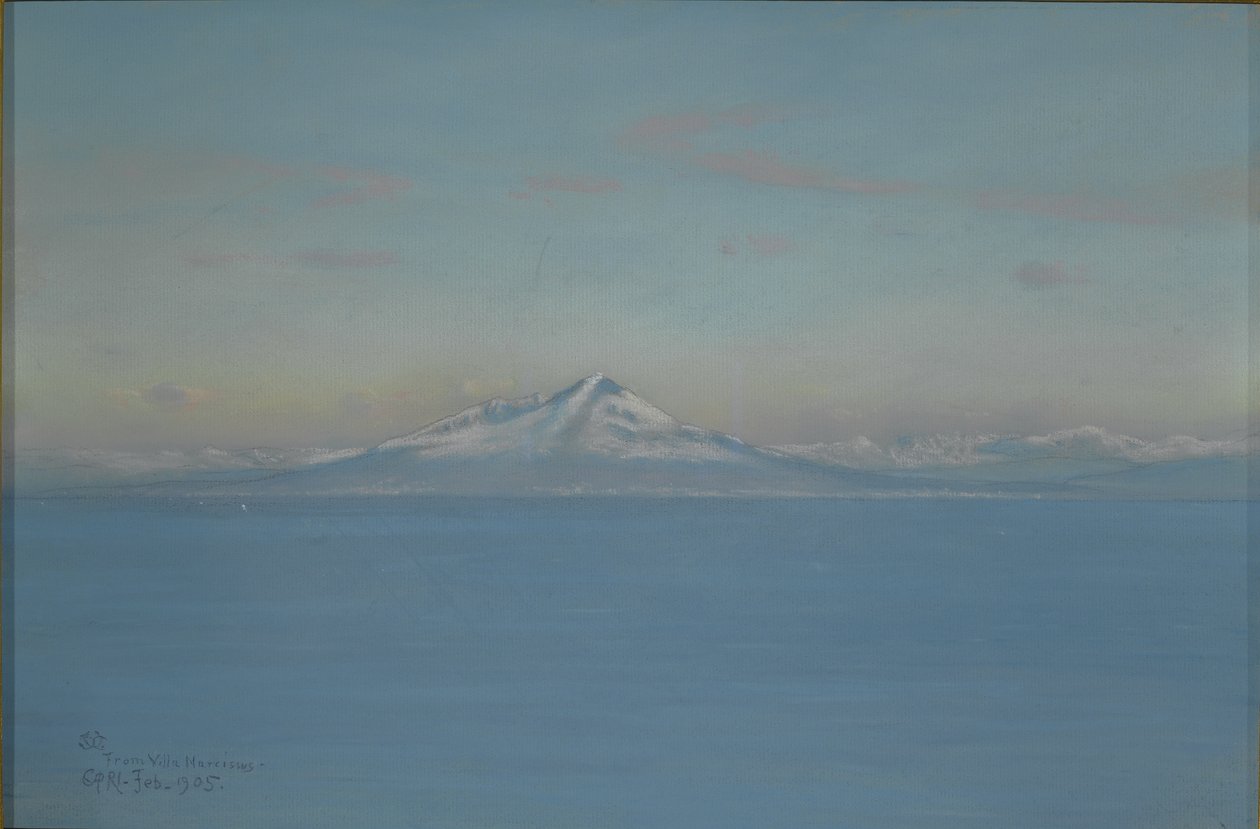 Vento del nord da Villa Narcissus, Capri, febbraio 1905 da Charles Caryl Coleman