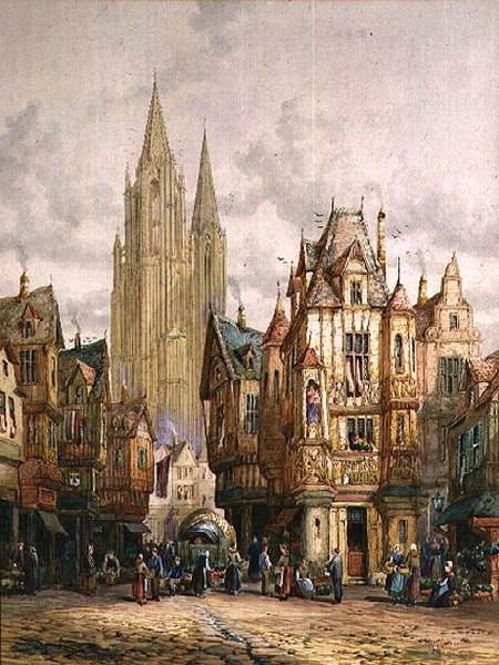 Scena di Strada da Charles Cattermole