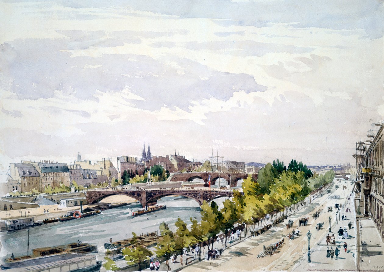 Parigi, dalla finestra della Salle d