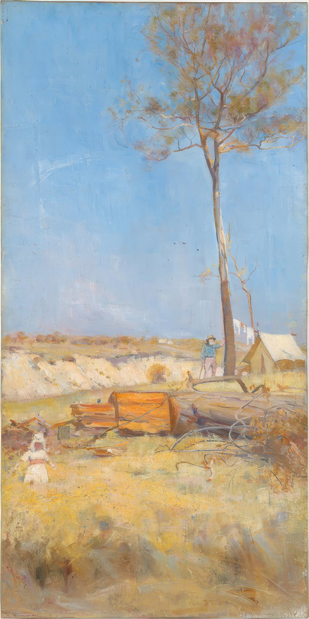 Sotto un sole del sud (Campo dei taglialegna) da Charles Edward Conder