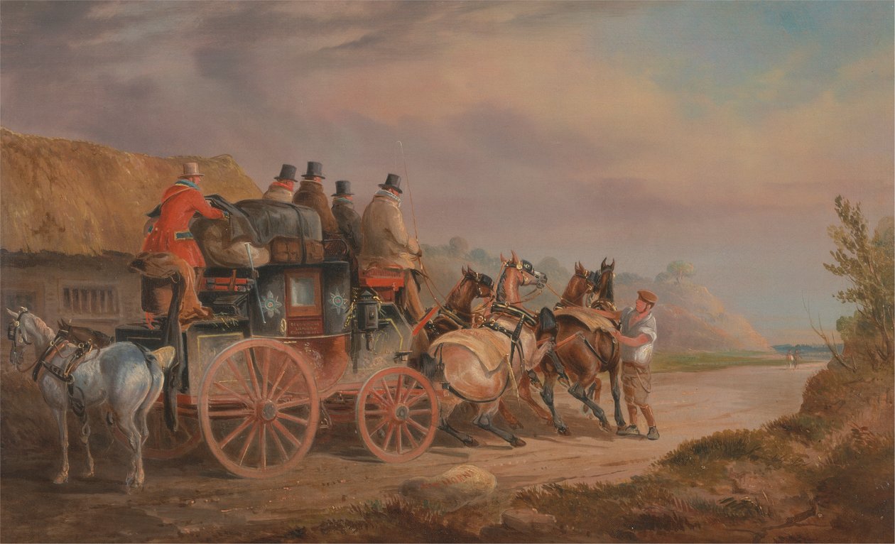 Carrozze postali sulla strada: la 