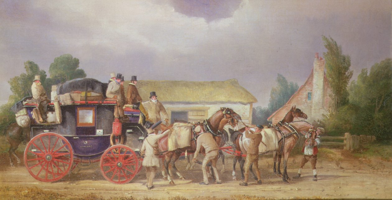 Il cambio delle squadre della Royal Mail da Charles Cooper Henderson