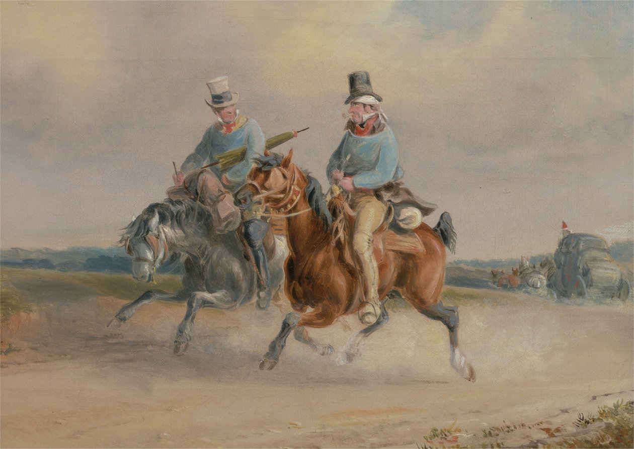 Compagni di viaggio, o Una scena sulla strada in Francia da Charles Cooper Henderson