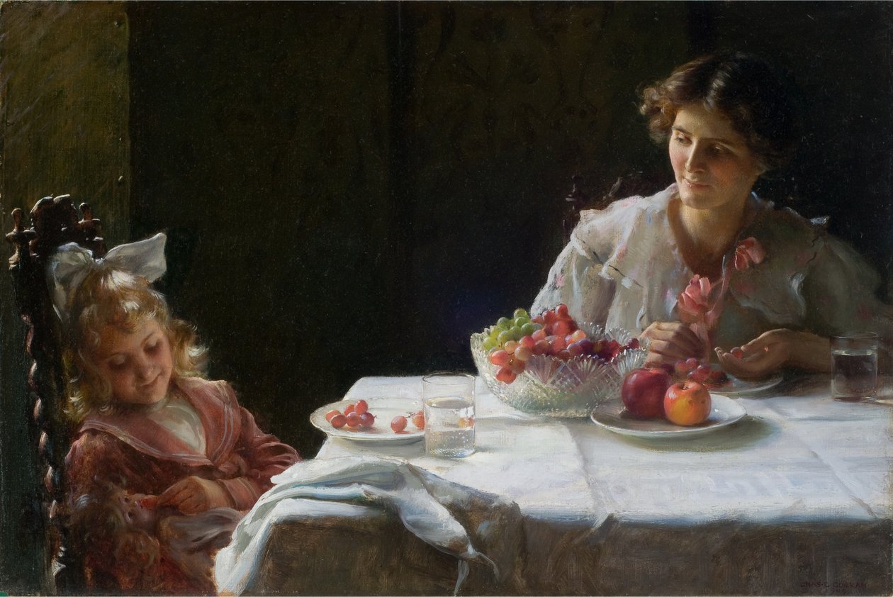 Colazione per tre 1909 da Charles Courtney Curran